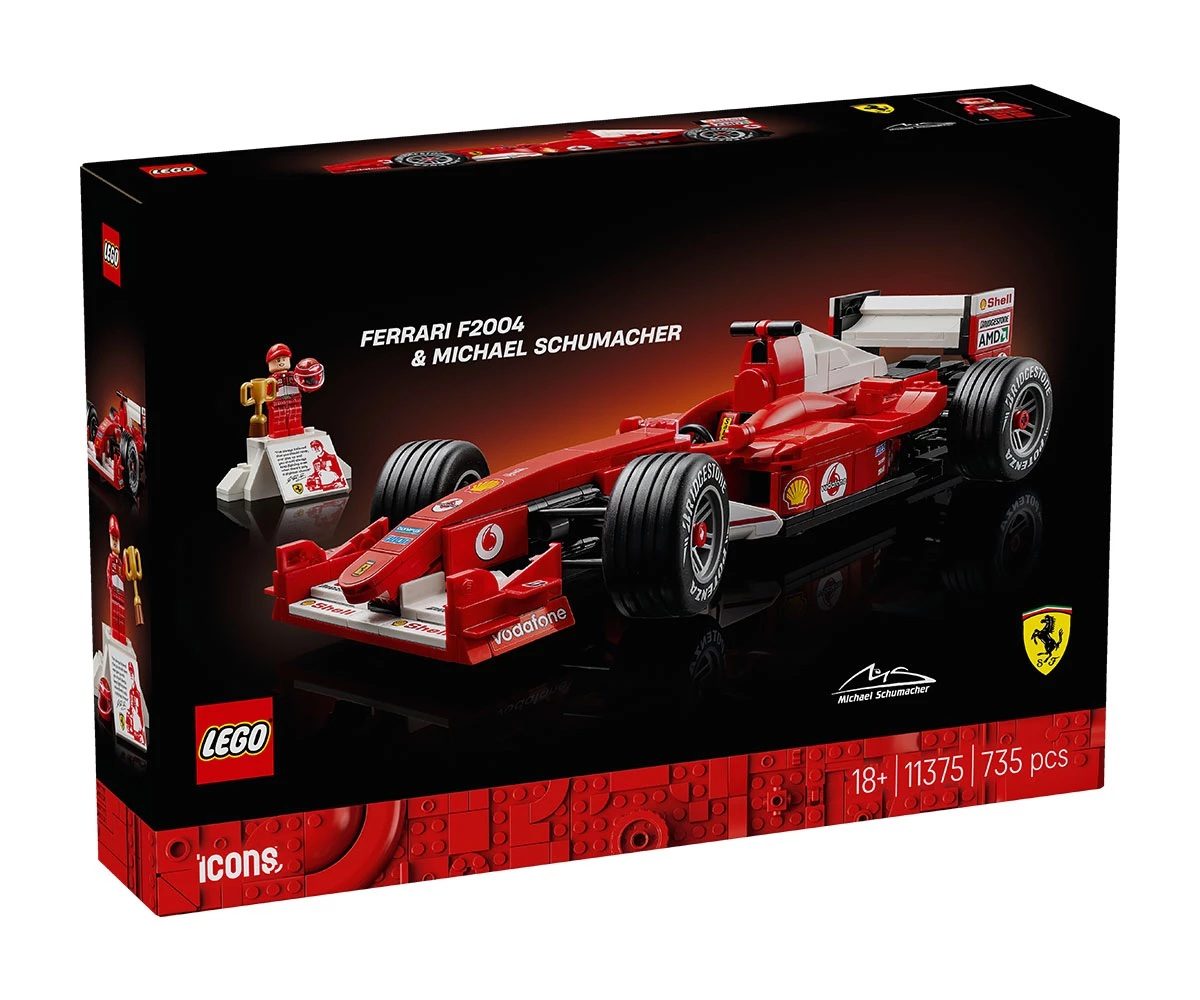 LEGO Icons 11375 - Ferrari F2004 и Michael Schumacher