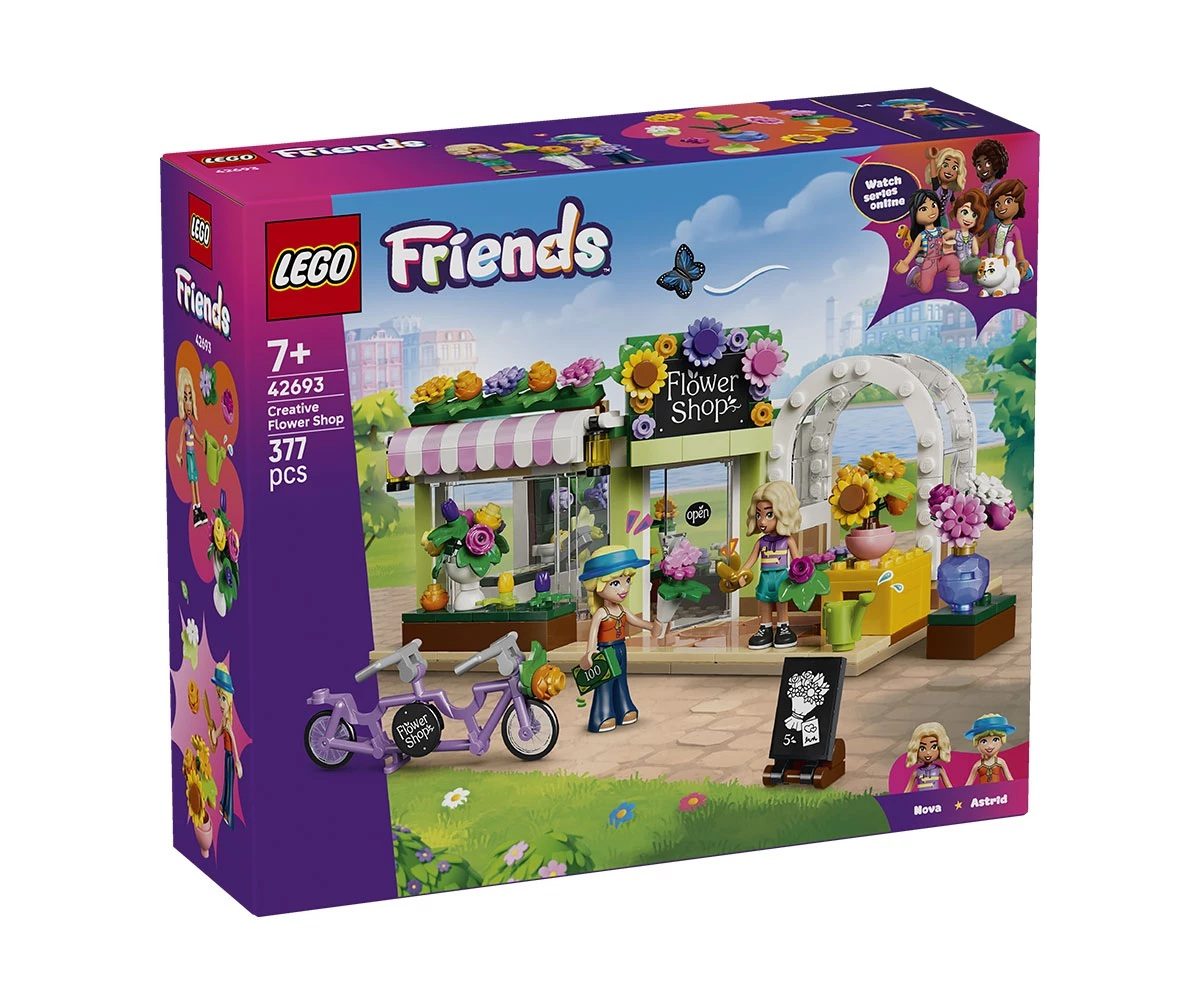 LEGO Friends 42693 - Творчески магазин за цветя