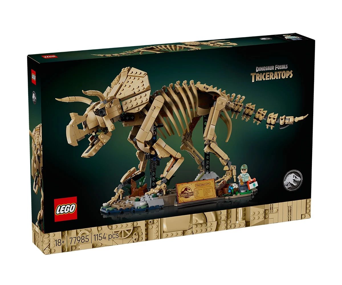 LEGO Jurassic World 77985 - Вкаменелости от динозаври - Трицератопс