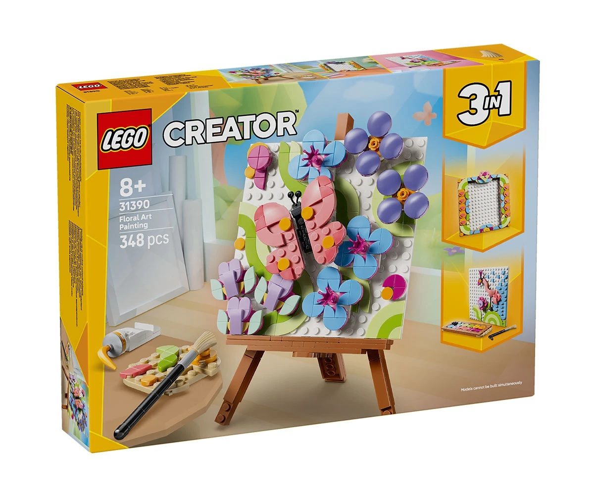LEGO Creator 3 в 1 31390 - Картина с цветна украса