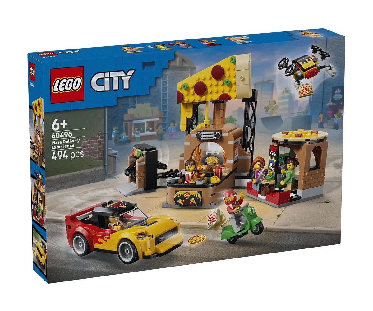 LEGO City 60496 - Доставка на пица с превозни средства