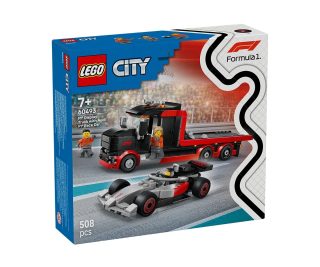 LEGO City 60493 - F1 камион със състезателна кола Audi