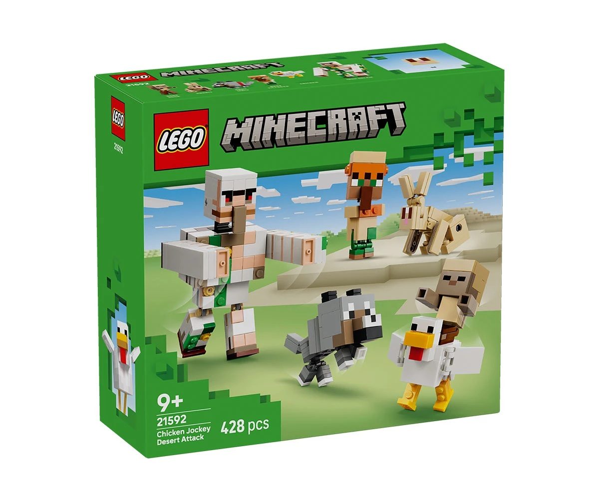 LEGO Minecraft 21592 - Пустинната атака на жокея на пилета
