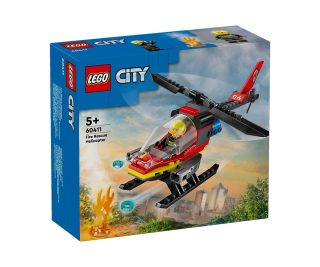 LEGO City 60411 - Спасителен пожарникарски хеликоптер