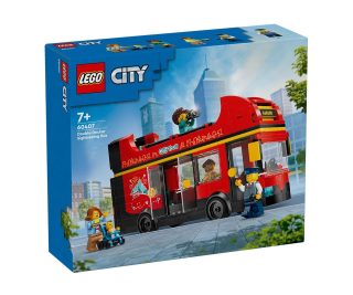 LEGO City 60407 - Червен двуетажен автобус за обиколка