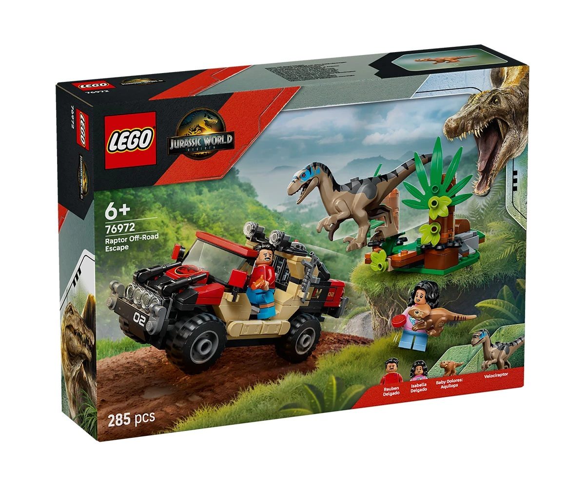LEGO Jurassic World 76972 - Офроуд бягство на раптор
