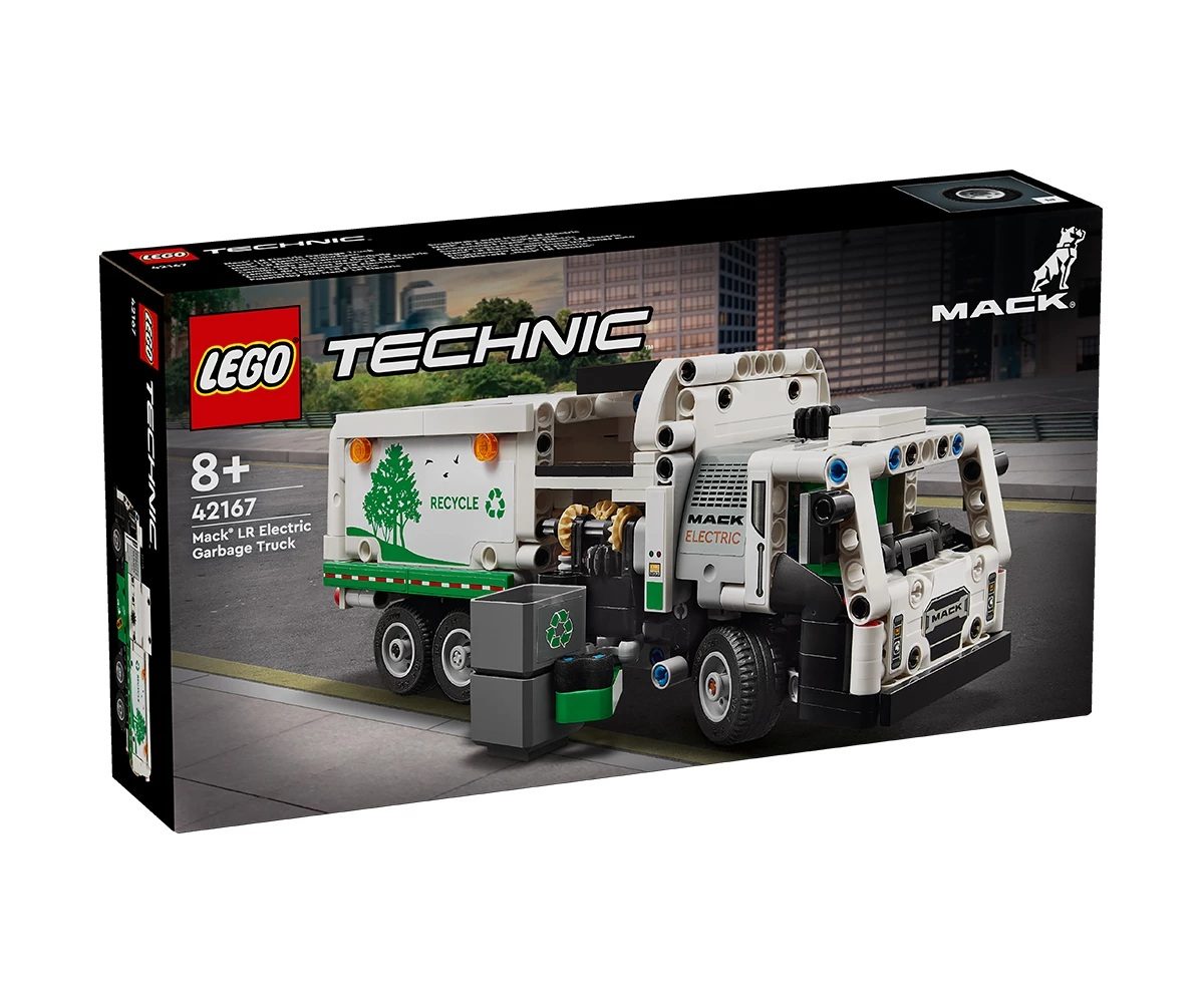 LEGO Technic 42167 - Боклукчийски камион Mack LR Electric