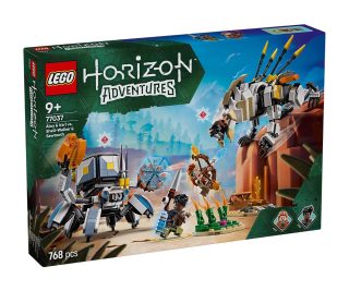 LEGO Horizon Adventures 77037 - Aloy и Varl срещу Shell-Walker и Sawtooth