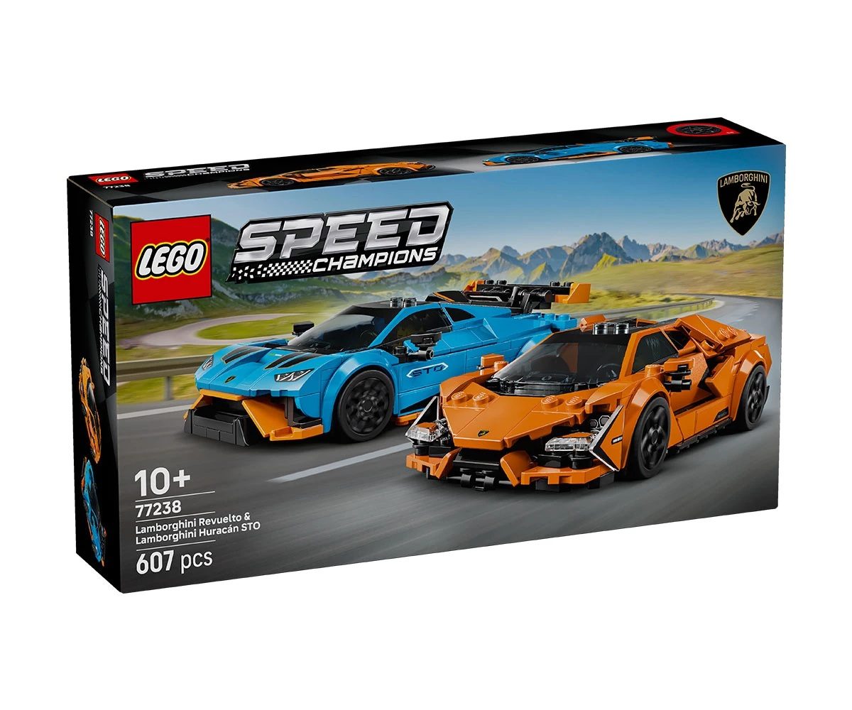 LEGO Speed Champions 77238 - Lamborghini Revuelto и Huracan STO