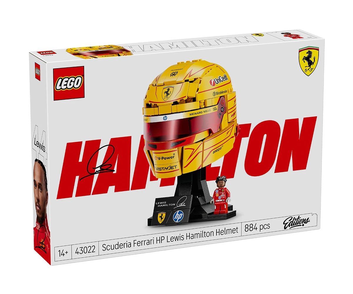 LEGO Editions 43022 - Каската на Луис Хамилтън от отбора на Scuderia Ferrari HP