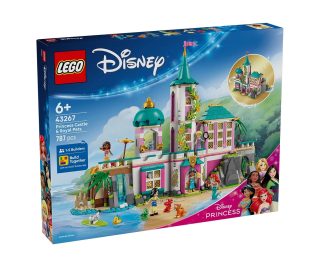 LEGO Disney 43267 - Замъкът на принцесите и кралските домашни любимци