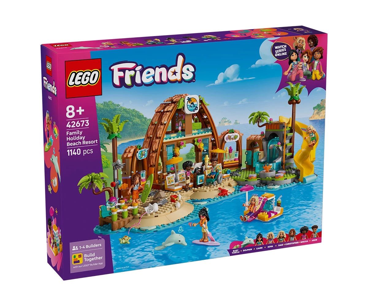 LEGO Friends 42673 - Семейна почивка в плажния курорт