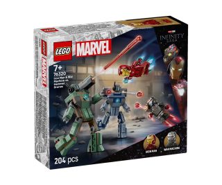 LEGO Marvel Super Heroes 76320 - Железния човек и Бойна машина срещу дроновете на Хамър