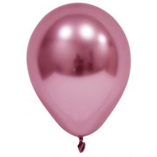 Балон 100бр ХРОМ GLOBOS РОЗОВ 12-М №709 !!!