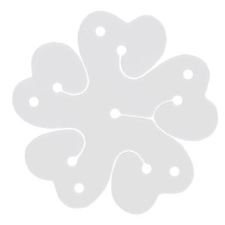 Клипс ПВЦ за ЦВЕТЕ от балони 8*8см