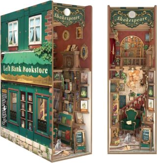 Сглобяем модел Tonecheer - Книжарница Шекспир - Book Nook