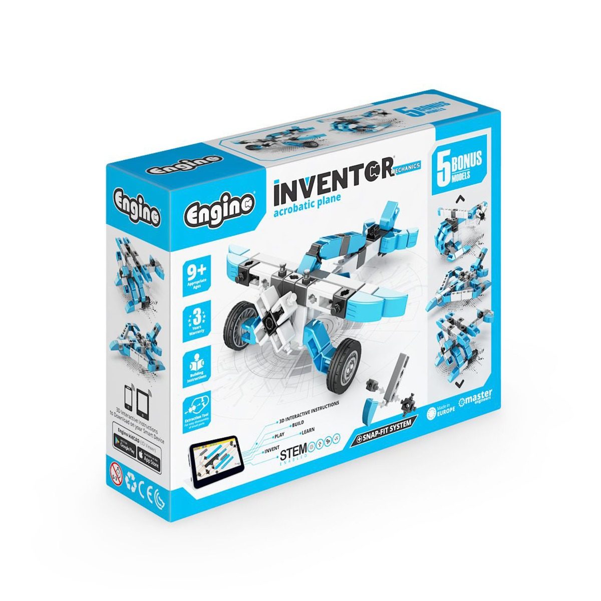 Конструктор 5 в 1 Engino Inventor Mechanics - Самолет