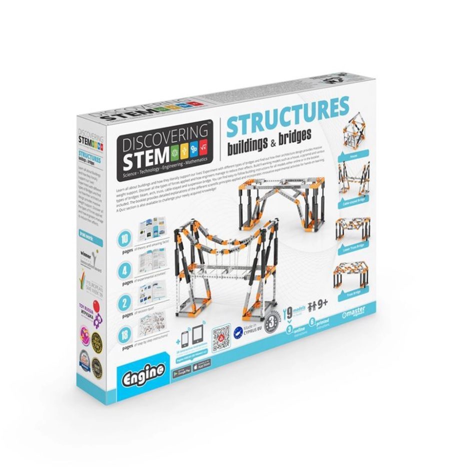 Конструктор Engino STEM Structures - Сгради и мостове
