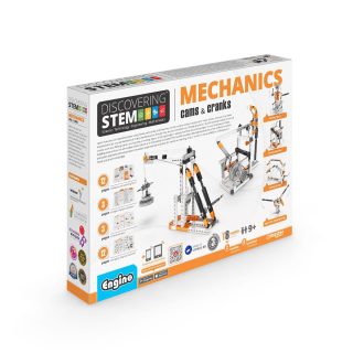 Конструктор Engino STEM Mechanics - Манивели и зъбци