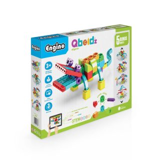 Конструктор 10 в 1 Engino Qboidz - Селскостопански трактор