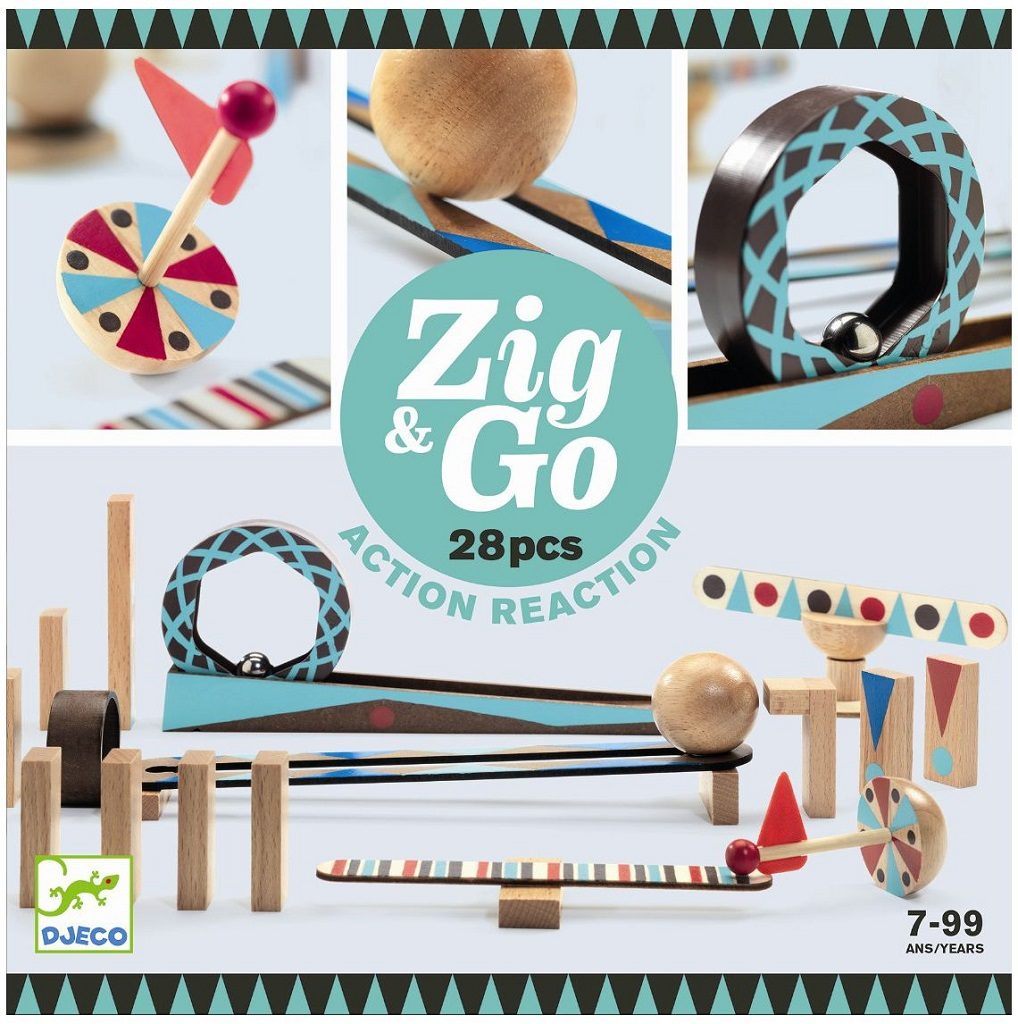 Детски конструктор Djeco Zig & Go - 28 части