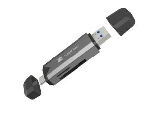 Natec Scarab 3 USB-C/USB-A 3.2 Gen.1 SD/Micro SD Card reader