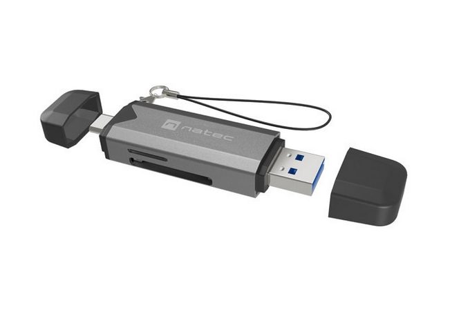 Natec Scarab 3 USB-C/USB-A 3.2 Gen.1 SD/Micro SD Card reader