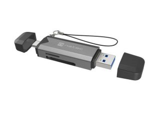 Natec Scarab 3 USB-C/USB-A 3.2 Gen.1 SD/Micro SD Card reader