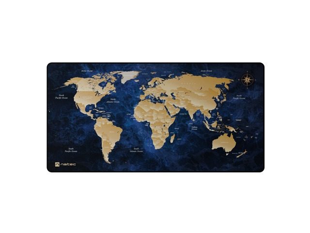 Подложка за мишка Natec World Deep Map MAXI 800x400 mm