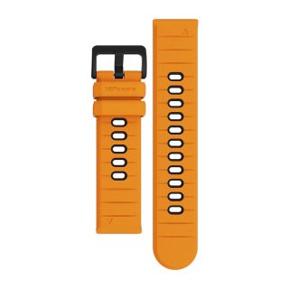Каишка за часовник HiFuture Pilot-S Orange, Bio-Color Injection, закопчалка от неръждаема стомана, здрав силикон, уникални шарки, размер на китката: 22mm