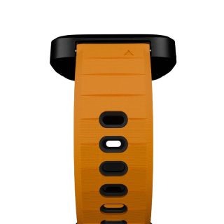 Каишка за часовник HiFuture Pilot-S Orange, Bio-Color Injection, закопчалка от неръждаема стомана, здрав силикон, уникални шарки, размер на китката: 22mm