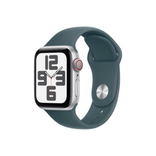 Каишка за часовник Apple Watch 40mm Sport Band: Lake Green Sport Band - S/M (Seasonal)