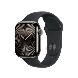 Apple Watch 42mm Sport Band: Black Sport Band - M/L