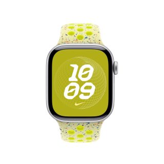 Каишка за часовник Apple Watch 40mm Nike Sport Band: Volt Splash Nike Sport Band - M/L