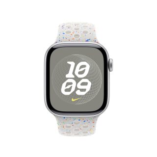 Каишка за часовник Apple Watch 40mm Nike Sport Band: Pure Platinum Nike Sport Band - S/M