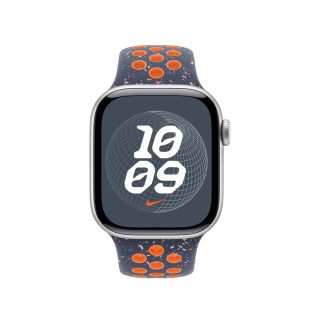 Apple Watch 40mm Nike Sport Band: Blue Flame Nike Sport Band - S/M