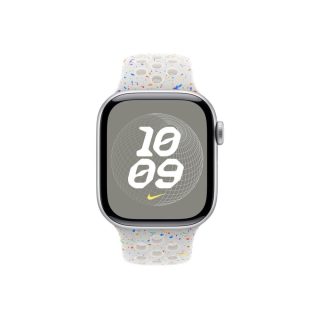 Apple Watch 46mm Nike Sport Band: Pure Platinum Nike Sport Band - S/M