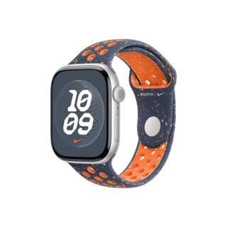 Apple Watch 46mm Nike Sport Band: Blue Flame Nike Sport Band - S/M
