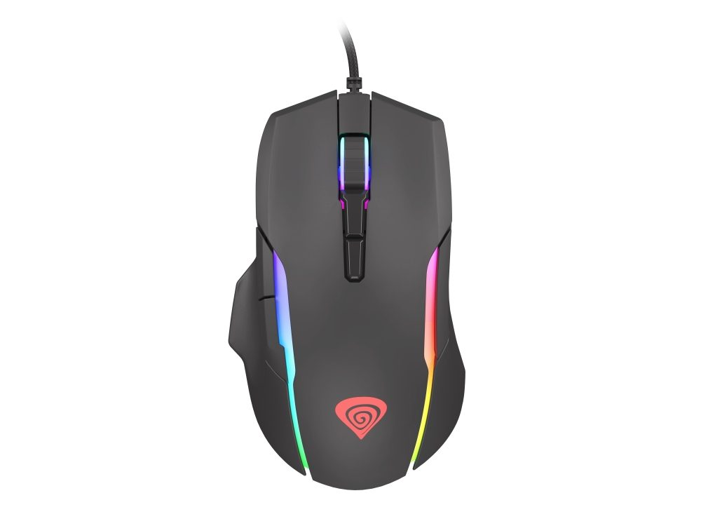 Genesis Gaming Mouse Xenon 220 6400dpi with Software Illuminated Black