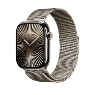 Apple Watch 46mm Milanese Loop: Natural Milanese Loop - S/M