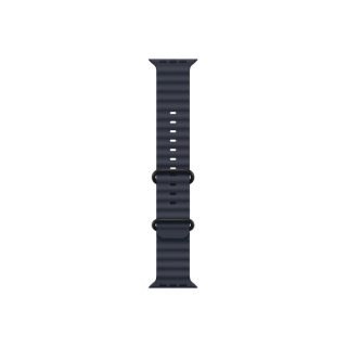 Apple Watch 49mm Band: Navy Ocean Band - Black Titanium Finish