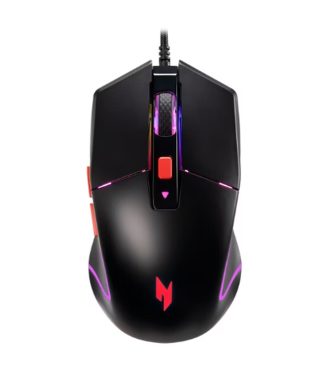 Acer Nitro Mouse NMW100 Black, до 7200 dpi, с кабел, 6 бутона, Retail Pack