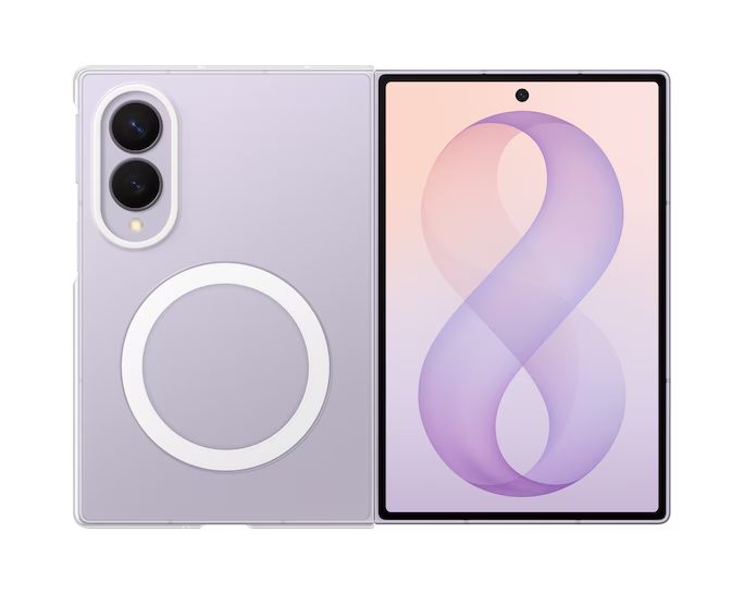 Samsung Galaxy Z Fold 8 Clear Magnet Case Transparent