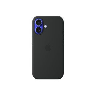 Apple iPhone 16 Silicone Case with MagSafe – Черен