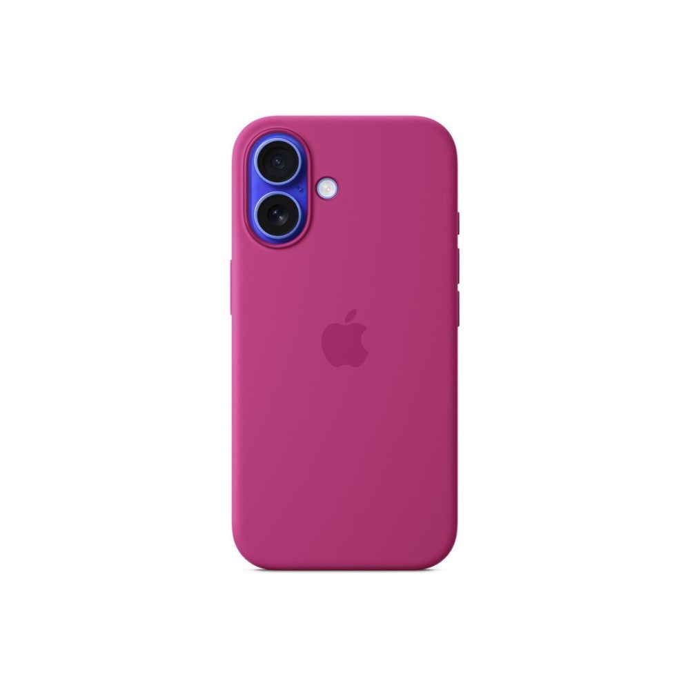 Apple iPhone 16 Силиконов калъф с MagSafe - Fuchsia (сезонен)