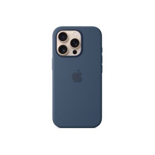 Apple iPhone 16 Pro Silicone Case with MagSafe - Denim