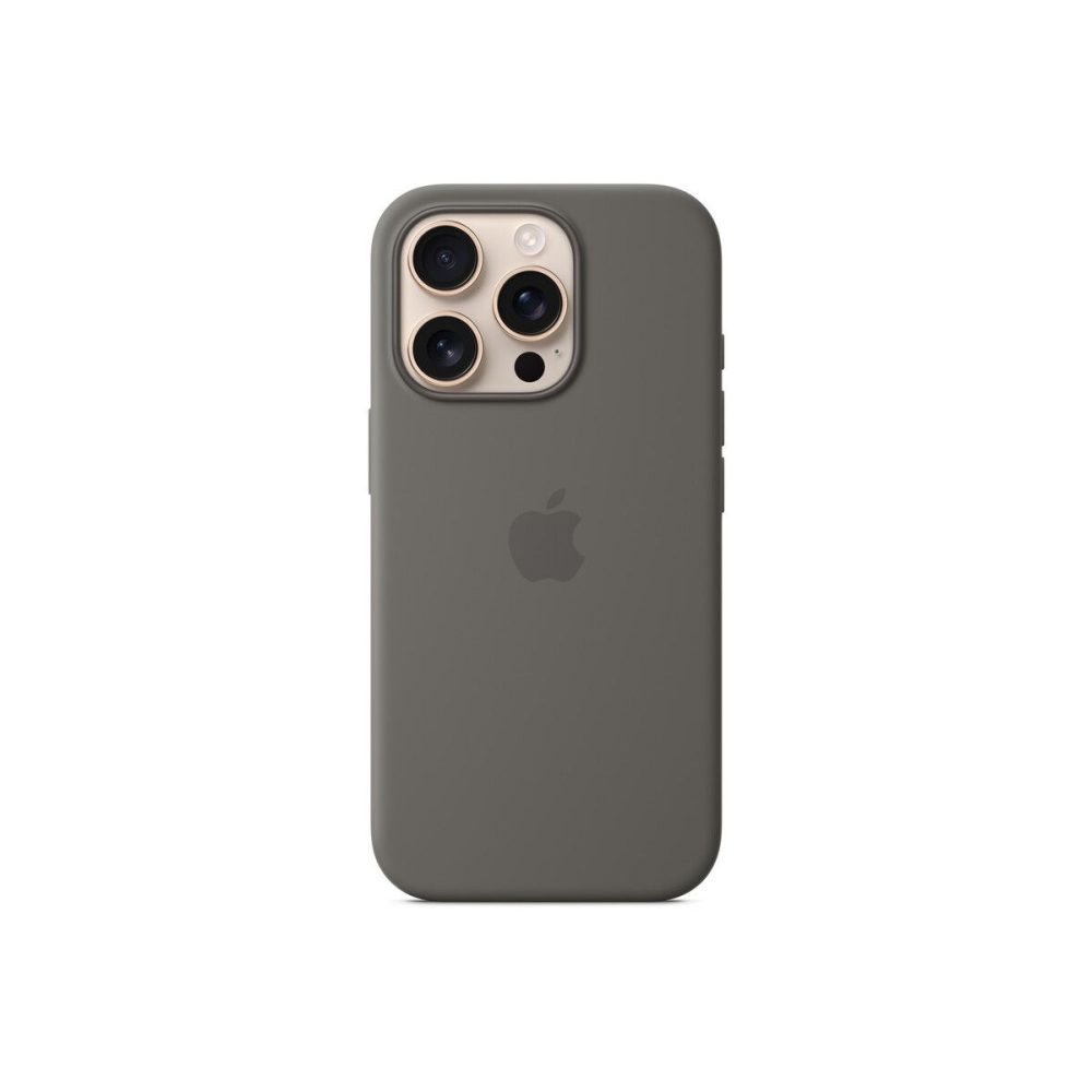 Apple iPhone 16 Pro Silicone Case with MagSafe - Stone Gray