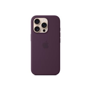 Apple iPhone 16 Pro Silicone Case with MagSafe - Plum