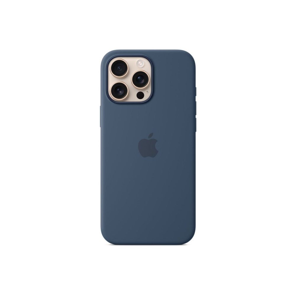 Apple iPhone 16 Pro Max Силиконов калъф с MagSafe - Denim
