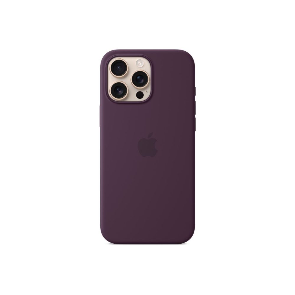 Apple iPhone 16 Pro Max Silicone Case with MagSafe - Plum